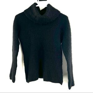 Pure Cashmere black sweater top long sleeve M